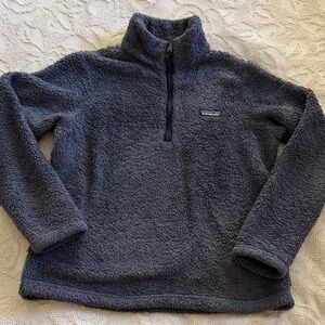 Patagonia Women's Blue Fleece Turtleneck Sweater